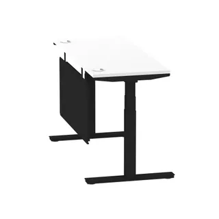 Air Height Adjustable Slimline Desk With Cable Ports