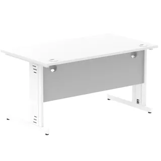 Impulse Straight Desk Cable Managed Leg