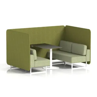 Brixworth Bench Booth in Two Tone