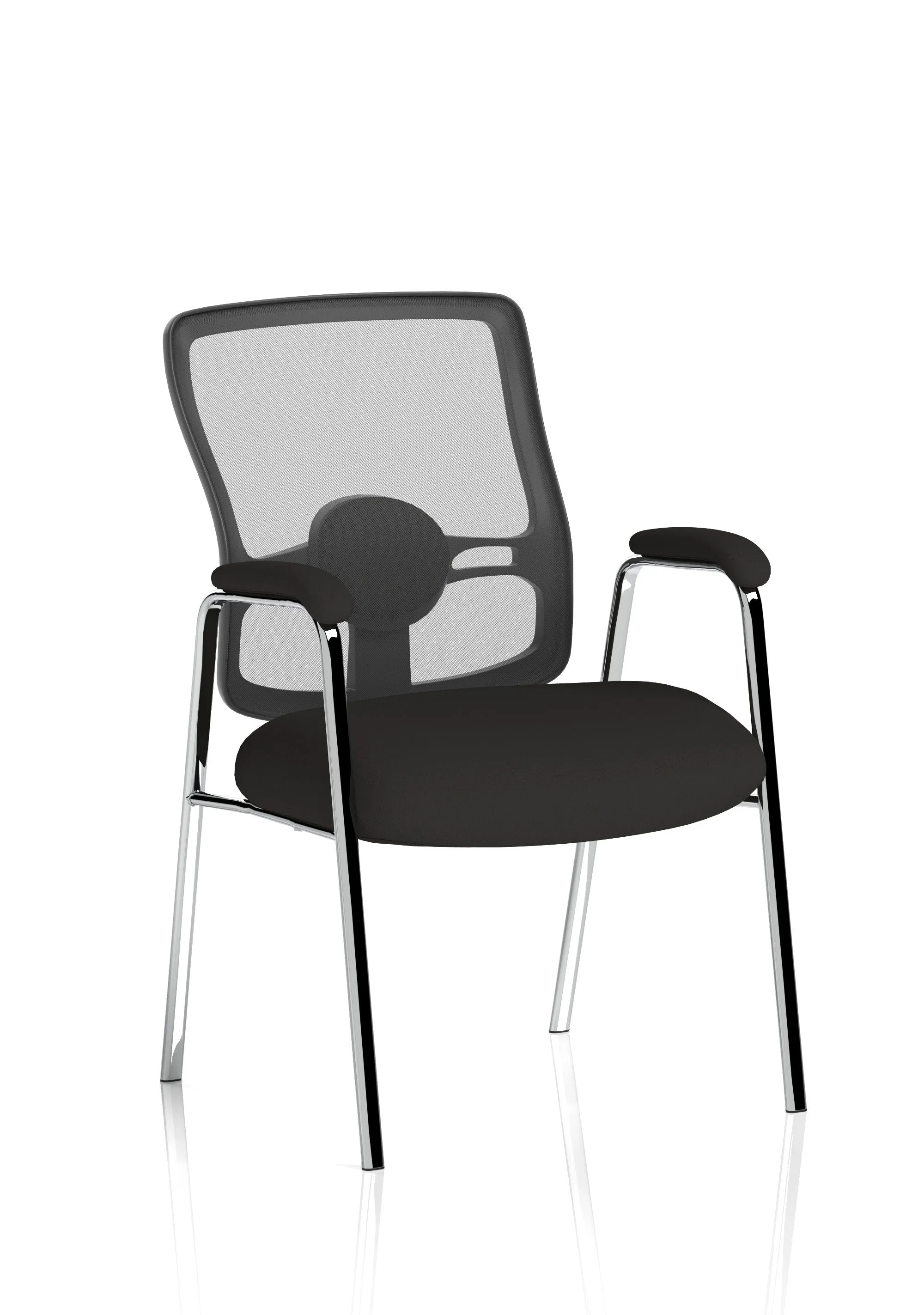 EE - Portland Medium Mesh Back (Straight Leg) Visitor Chair with Arms