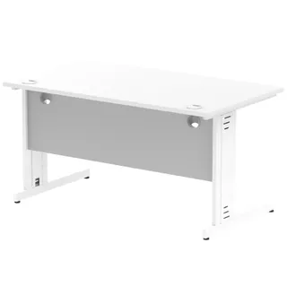 Impulse Straight Desk Cable Managed Leg