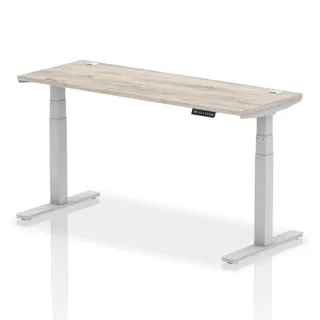EE - Air Height Adjustable Slimline Desk With Cable Ports