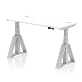 Air Height Adjustable Slimline Desk With Cable Ports