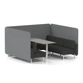 Brixworth Bench Booth in Two Tone