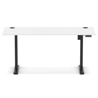 Air Lite Height Adjustable Slimline Desk With Cable Ports