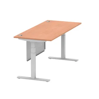 Air Height Adjustable Desk With Cable Ports