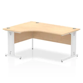 Impulse Crescent Desk Cable Managed Leg