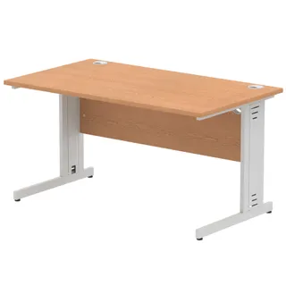 Impulse Straight Desk Cable Managed Leg