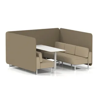 Brixworth Bench Booth in Two Tone