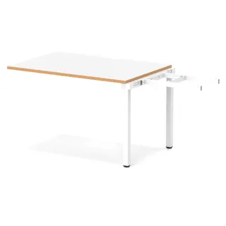 Evolve Plus Single Row Bench Desk Extension Kit
