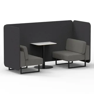 Brixworth Bench Booth in Two Tone