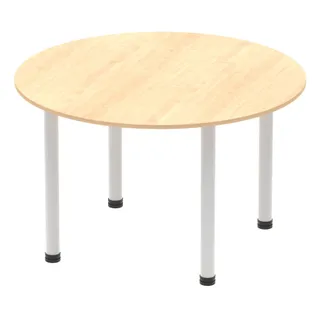 Impulse Round Table With Post Leg