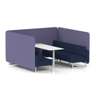 Brixworth Bench Booth in Two Tone