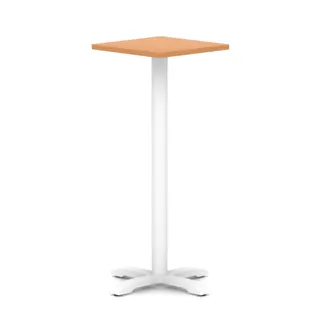 EE - Italia Square Poseur Table With Cross Base