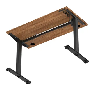Air Lite Height Adjustable Slimline Desk With Cable Ports