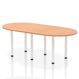 Impulse Boardroom Table With Post Leg