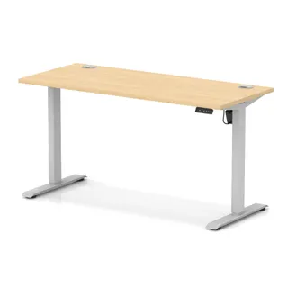 OE - Air Lite Height Adjustable Slimline Desk With Cable Ports