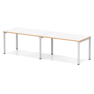 Evolve Plus Single Row Bench Desk - 2 Person