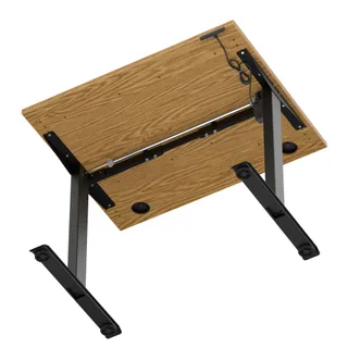 Air Lite Height Adjustable Desk With Cable Ports