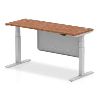 Air Height Adjustable Slimline Desk With Cable Ports