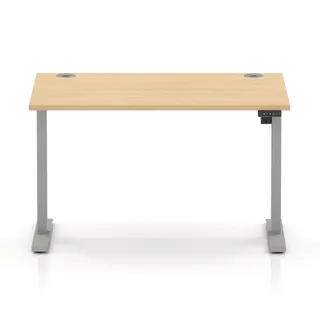 Air Lite Height Adjustable Desk With Cable Ports