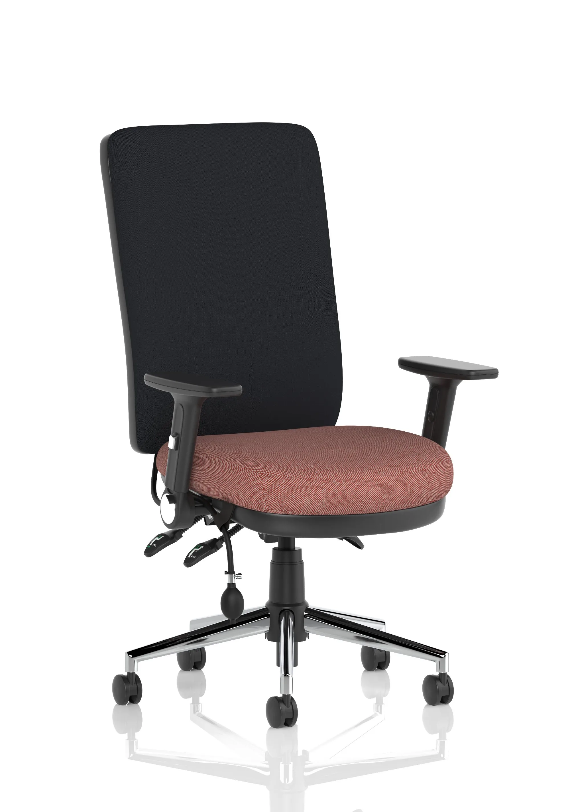 With Height Adjustable & Folding Arms