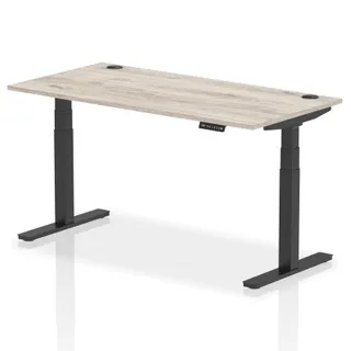 EE - Air Height Adjustable Desk With Cable Ports