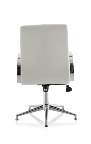 Ezra Medium Back Leather Executive Office Chair with Arms