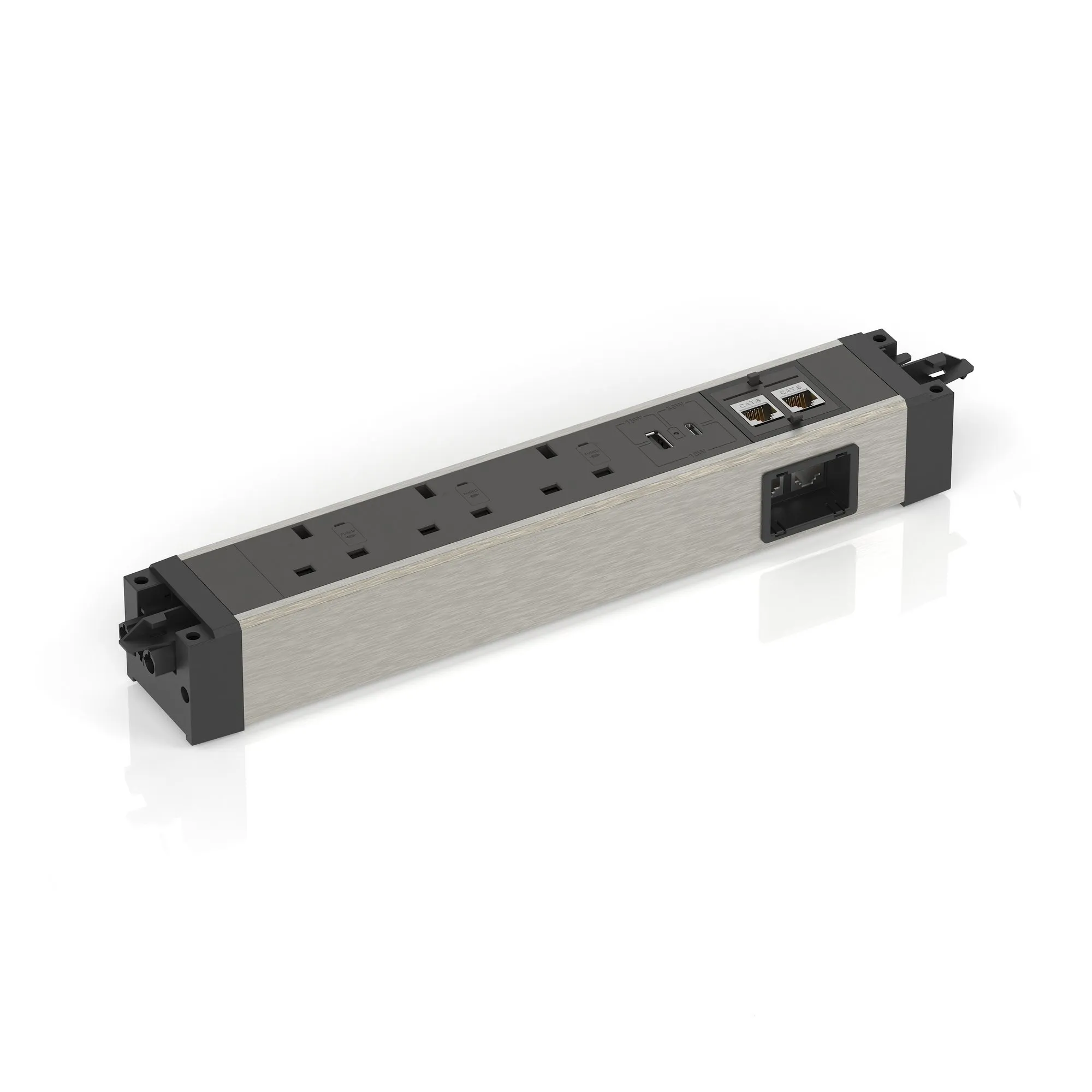 Volta Under Desk Power Unit Module 3x Socket