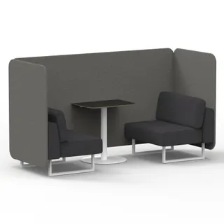 Brixworth Bench Booth in Two Tone