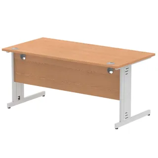 Impulse Straight Desk Cable Managed Leg