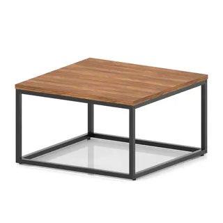 Impulse Square Coffee Table With Metal Frame