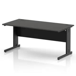 Impulse Straight Desk Cable Managed Leg