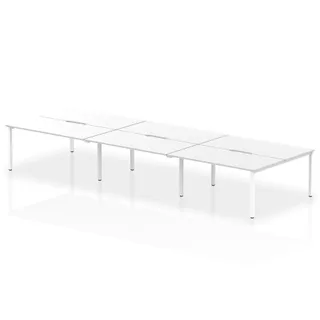 Evolve Plus B2B Bench Desk - 6 Person