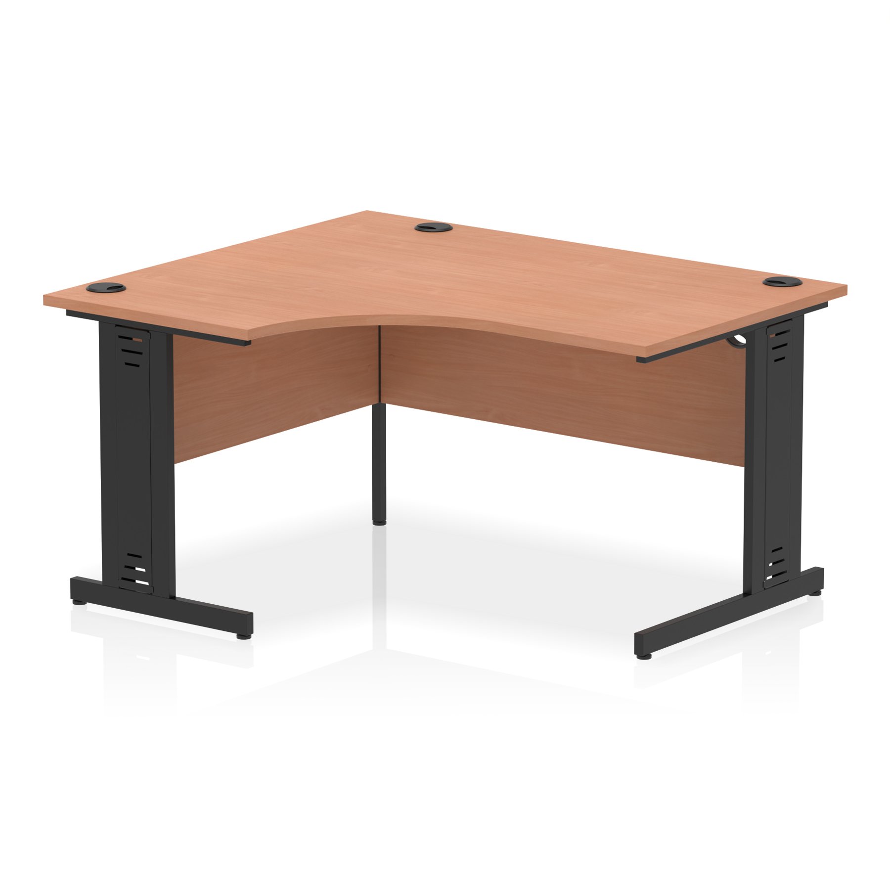 Impulse Crescent Desk Cable Managed Leg