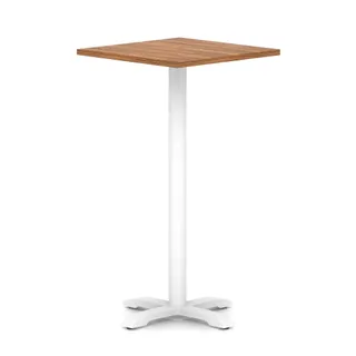 EE - Italia Square Poseur Table With Cross Base