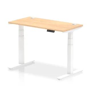 EE - Air Height Adjustable Slimline Desk With Cable Ports