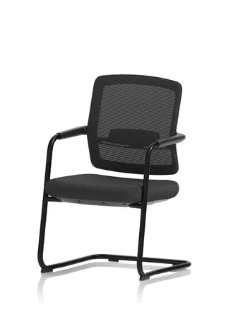 Flint Mesh Back Cantilever Chair