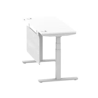 Air Height Adjustable Slimline Desk With Cable Ports