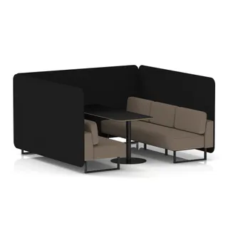 Brixworth Bench Booth in Two Tone