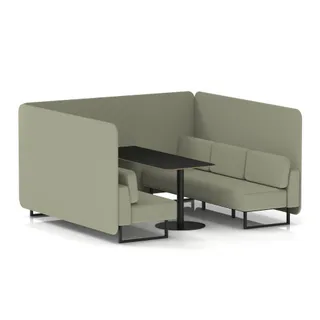 Brixworth Bench Booth in Single Tone
