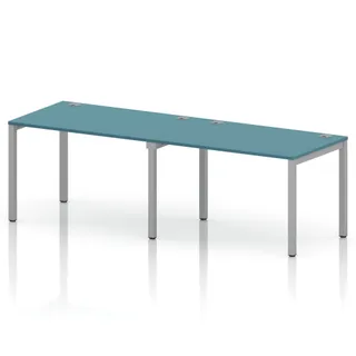 Impulse Single Row Bench Desk - 2 Person