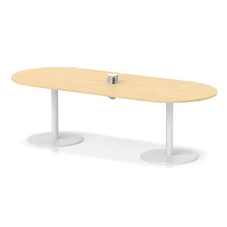 Italia Volta Poseur Boardroom Table With Pop-up Power Module
