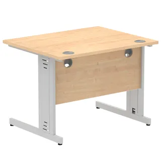 Impulse Straight Desk Cable Managed Leg