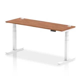 EE - Air Height Adjustable Slimline Desk With Cable Ports