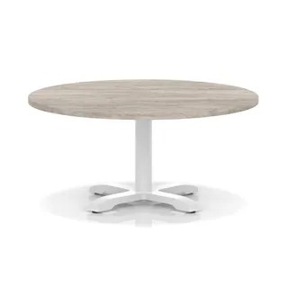Italia Round Coffee Table With Cross Base
