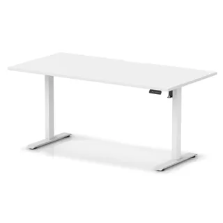 Air Lite Height Adjustable Desk With Scalloped Edge