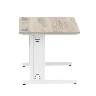 Impulse Straight Desk Cable Managed Leg