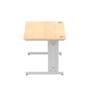 Impulse Straight Desk Cable Managed Leg
