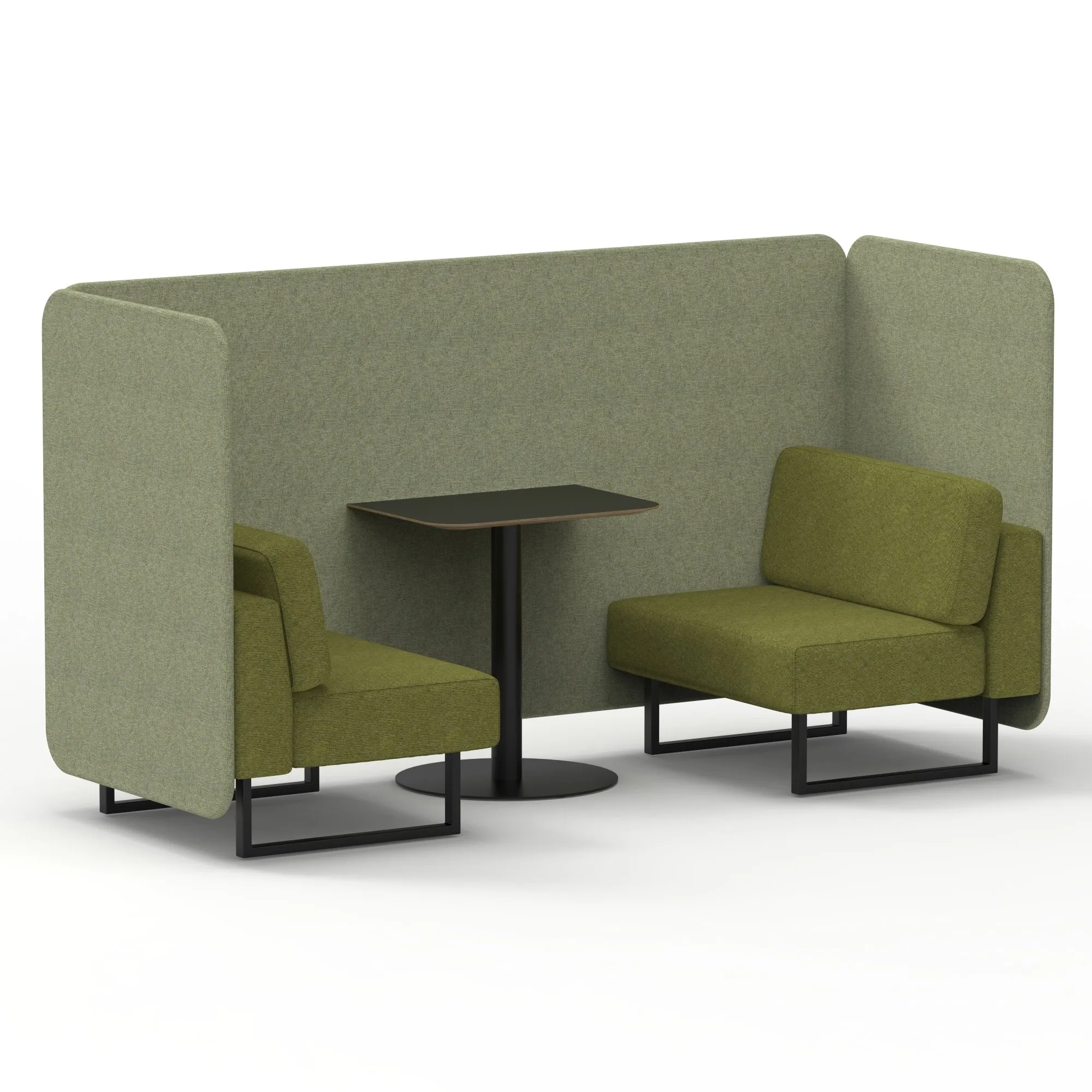 Brixworth Bench Booth in Two Tone